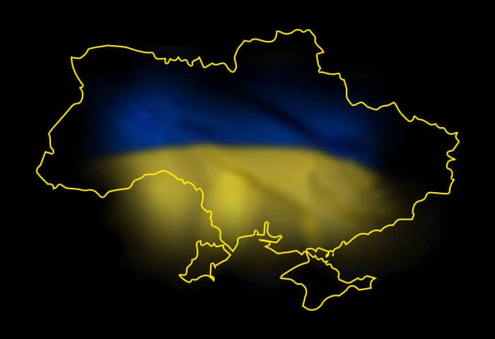 Glads gaminamas Ukrainoje