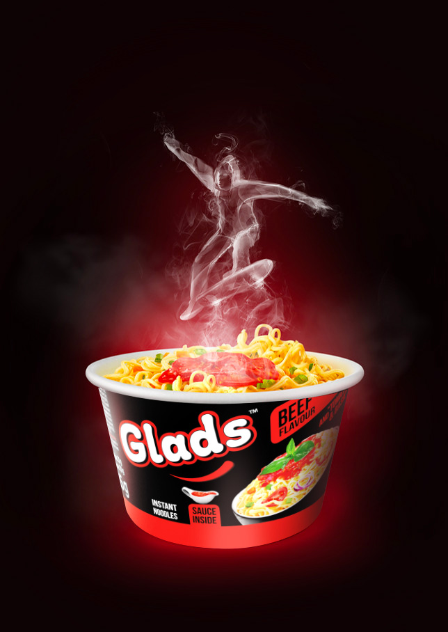 Greitai paruošiami makaronai Glads