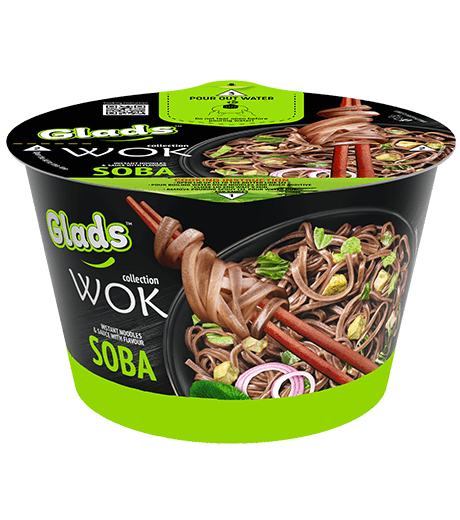 Glads WOK makaronai su «Soba» skonio padažu