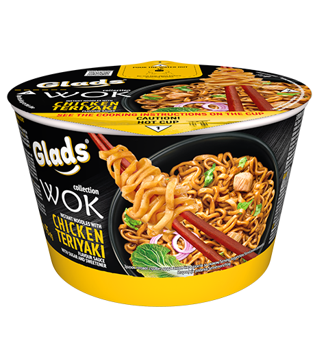 Glads WOK makaronai su «Chicken&nbsp;teriyaki» padažu