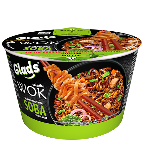 Glads WOK makaronai su «Soba» skonio padažu